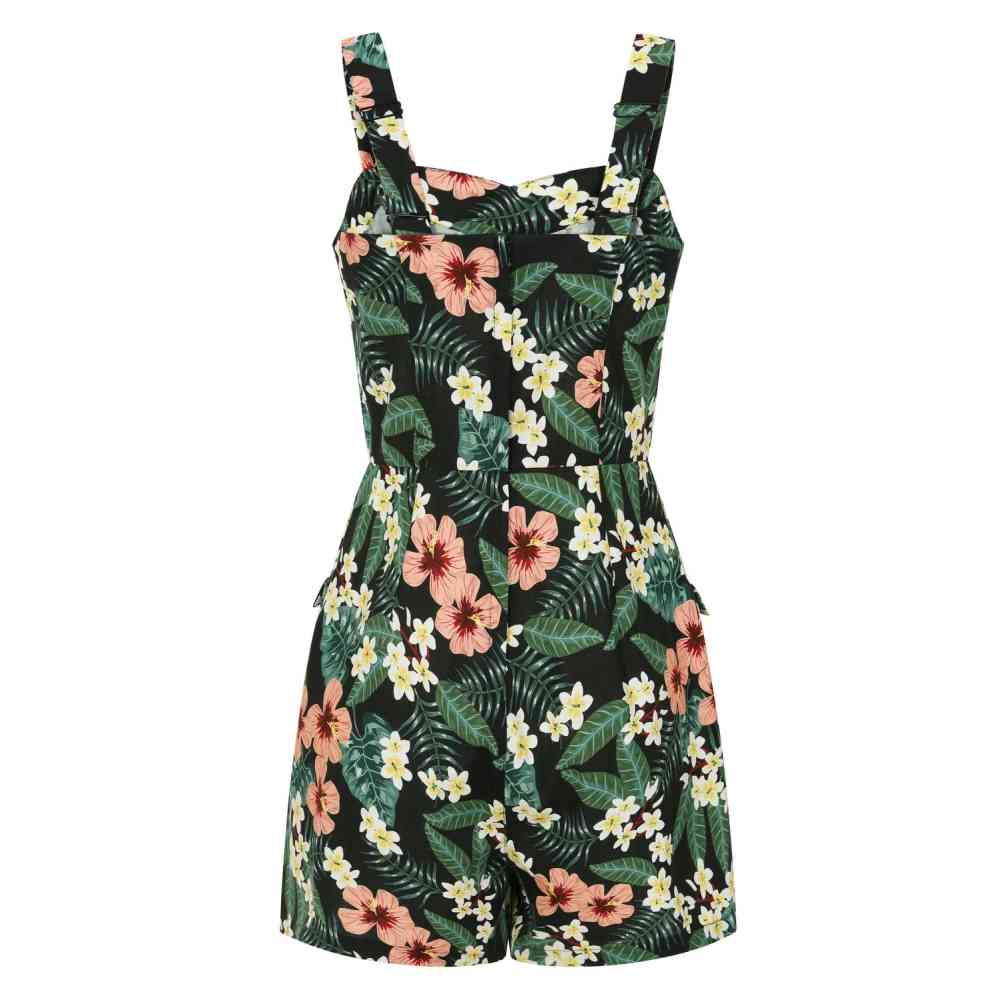 Banned - Elsie Tropical Tiare Combishort - Vert